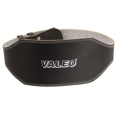 Valeo Leather Lifting Belt, Black, Small, 6 Inches