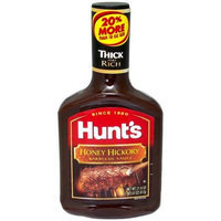 Hunt's Squeeze Bottle Honey Hickory Barbecue Sauce 21.6 oz