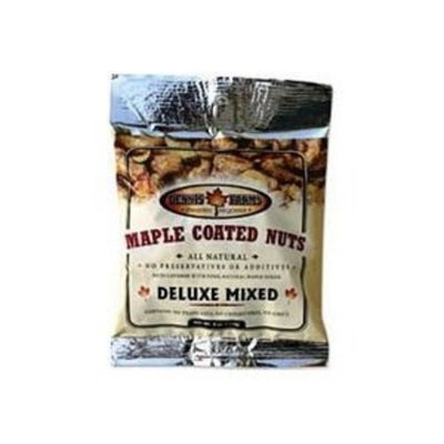 Dennis Farms Mixed Nuts, Maple Coated 4 OZ (Pack of 8) ( Value Bulk Multi-pack)