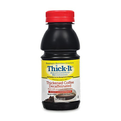 Aqua Care H2O Thickened Decaf Coffee 8 oz Bottle