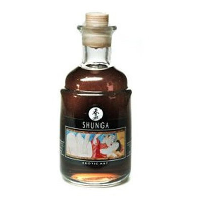 Shunga Aphrodisiac Oil, Chocolate, 3.5-Ounce Bottle
