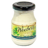 Woebers Mustard Smoky Horseradish Sauce, 4.25 Ounce -- 6 per case.