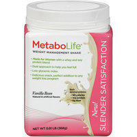 MetaboLife Slender Satisfaction Vanilla Bean Weight Management Shake Mix