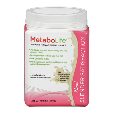 MetaboLife Slender Satisfaction Vanilla Bean Weight Management Shake Mix