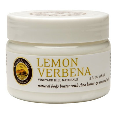 Vineyard Hill Naturals Natural Body Butter, Lemon Verbena, 4 fl oz