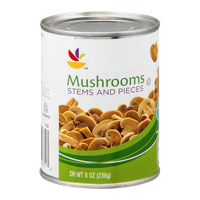 Ahold Mushrooms Stems and Pieces