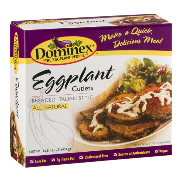 Dominex Eggplant Cutlets Breaded Italian Style Reviews 2019