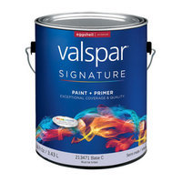Valspar Signature Signature Interior Eggshell Tintable White Latex-Base Paint and Primer in One (Actual Net Contents: 116-fl oz) 007.0213471.007