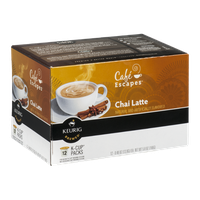 Cafe Escapes Chai Latte K-Cup - 12 CT