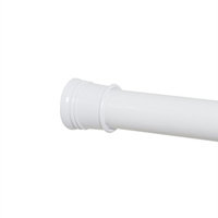 Style Selections 72-in White Adjustable Shower Curtain Rod 72B01WWMV