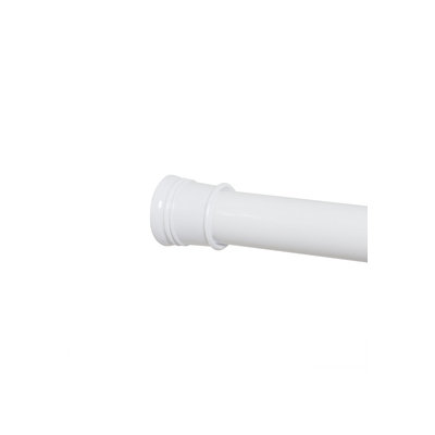 Style Selections 72-in White Adjustable Shower Curtain Rod 72B01WWMV