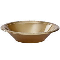 Hanna K Signature Hanna K. Signature 82920 12 Oz. Gold Plastic Bowl - 600 Per Case