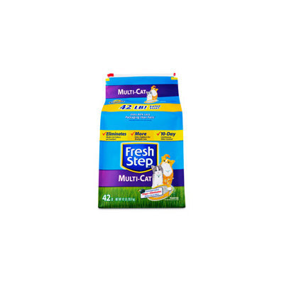Clorox Fresh Step Premium Scoopable Clumping Cat Litter Multiple Cat Strength