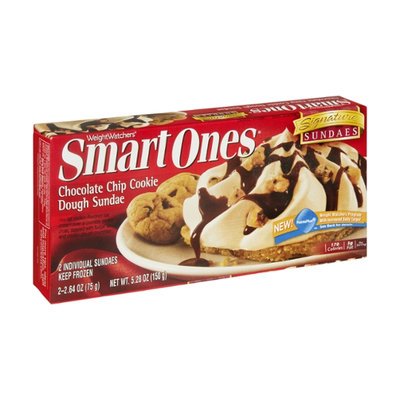 Weight Watchers Smart Ones Signature Sundaes Chocolate Chip Cookie Dough Sundae - 2 CT