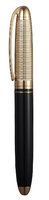 Caseti Brees Black and Gold Twist Top Roller Ball Pen
