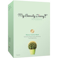 My Beauty Diary Mexico Cactus Facial Mask, 10 count
