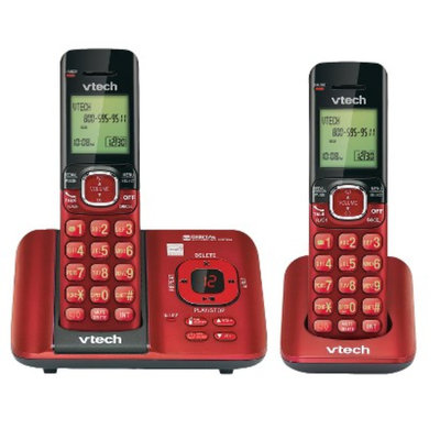 VTech Vtech DECT 6.0 Cordless Telephone System (CS6529-26) with 2 Handsets -
