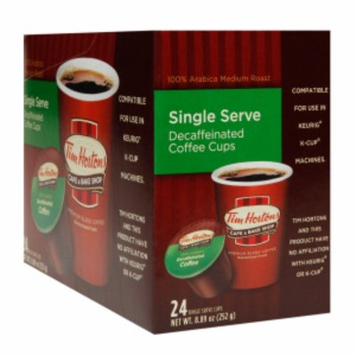 Tim Hortons Single Serve Coffee Cups, Decaffeinated, 24 ea