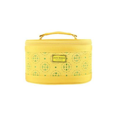 Jacki Design ABD38015YL Cosmopolitan Beauty Train Case Yellow