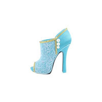 Jacki Design JGS38032BU Cosmopolitan Boot Brush Holder, Blue