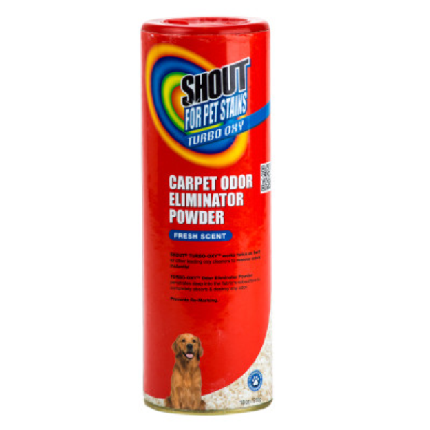 Shout Turbo Oxy Fresh Scent Pet Carpet Odor Eliminator Powder