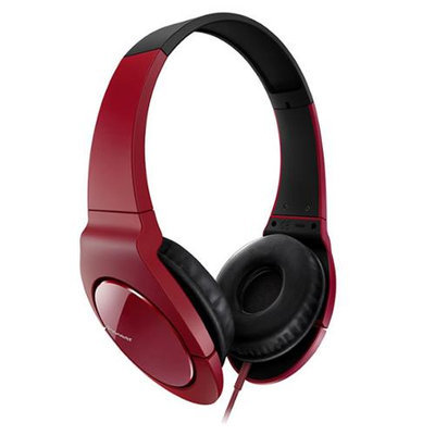 Pioneer Home DJ On Ear Headphones Extreme Bass - Red