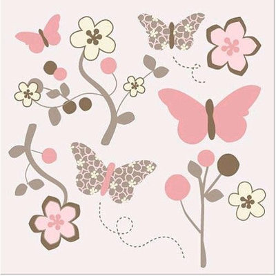 Mia Rose CoCaLo Removable Wall Appliques, Decals