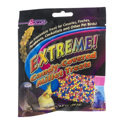 Brown's Extreme! Candy-Covered Millet Bird Treats