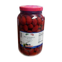 Red Cerignola Olives, 4.2 lbs JAR