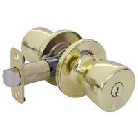 Gatehouse Gallo Polished Brass Tulip Keyed Entry Door Knob TS700