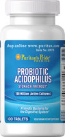 Puritan's Pride 2 Units of Probiotic Acidophilus-100-Tablets