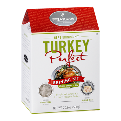 Fire & Flavor Turkey Perfect Herb Brining Kit