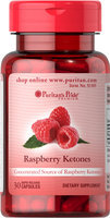 Puritan's Pride Raspberry Ketones 100 mg-30-Rapid Release Capsules