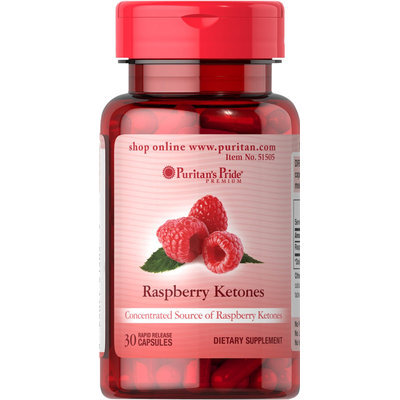 Puritan's Pride Raspberry Ketones 100 mg-30-Rapid Release Capsules