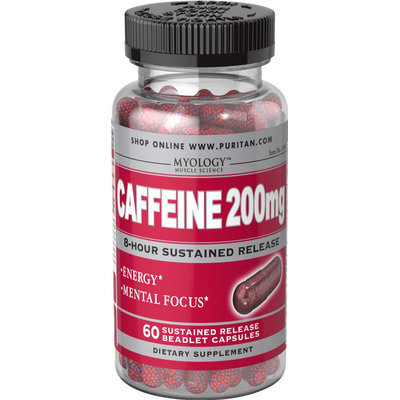 Myology Caffeine 200 mg 8-Hour Sustained Release-60 Capsules