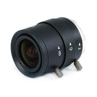 Monoprice 1/3 Inch 3-9mm IR F1.2 Varifocal Manual Iris CS Mount Lens W/IR Correction