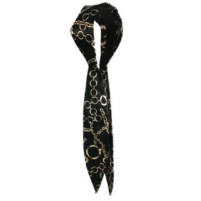 Smoothies Scarf C HB with Sash-Black w/ Chains 01177
