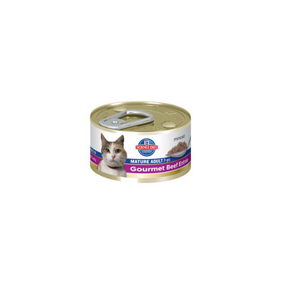 Hill's Science Diet Senior Gourmet Beef Entre Canned Cat Food