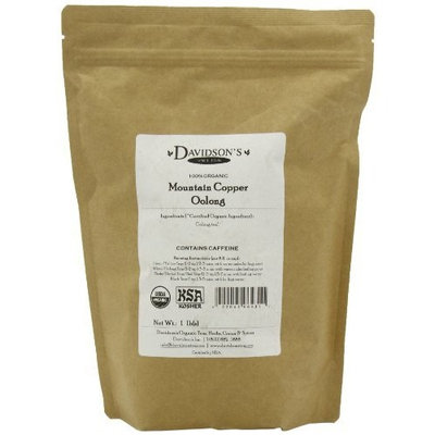 Davidson's Tea Bulk, Organic Mountain Copper Oolong, 16-Ounce Bag