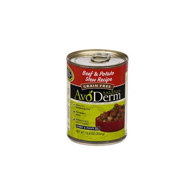 AvoDerm Grain Free Beef & Potato Stew Recipe Canned Dog Food