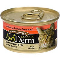 Avoderm Natural 60040 Avoderm Natural Salmon in Salmon Consomme Cat Food - 24x3 OZ