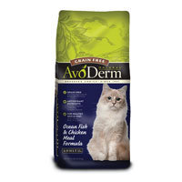 AvoDerm Natural Grain Free Ocean Fish & Chichen Meal Adult Cat Food, 6 lbs.