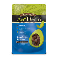 AvoDerm Natural Grain Free Tuna Cat Food Pouches, 3 oz.