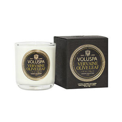 Voluspa Classic Boxed Votive, Vervaine Olive Leaf, 3 oz