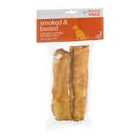 Guaranteed Value Smoked & Basted Chicken Flavored Rawhide Curls - 2 CT