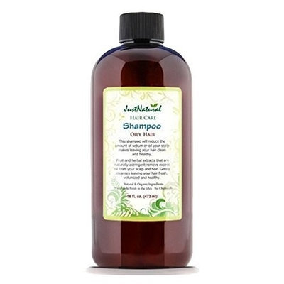 JustNatural Organic Care Oily Hair Shampoo.