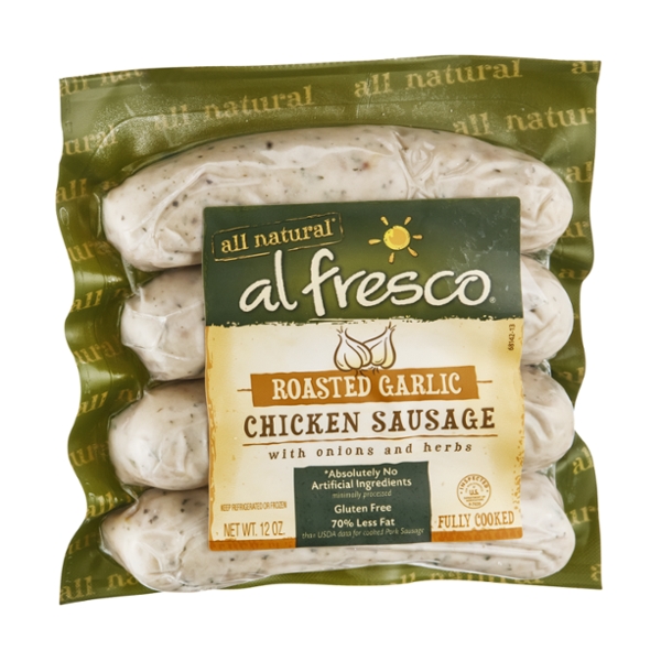 Al Fresco All Natural Chicken Sausage Roasted Garlic