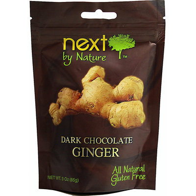 Next Organics Next Chocolates by Nature Dark Chocolate Ginger 3 oz
