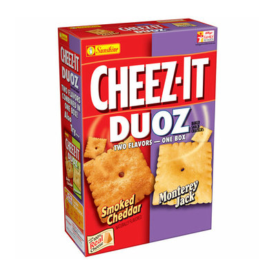 Cheez-It® Duoz Smoked Cheddar & Monterey Jack Baked Snack Crackers