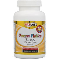 Vitacost Brand Vitacost Omega Fishies For Kids - 200 mg DHA per serving -- 120 Chewable Softgels